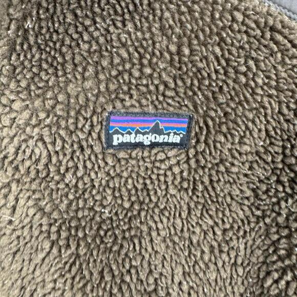 Patagonia jacket womens medium M brown retro x sherpa teddy granola girl hiking - Picture 4 of 6